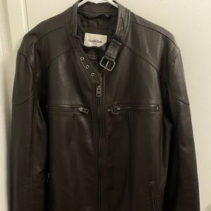 Men's Faux Leather Jacket